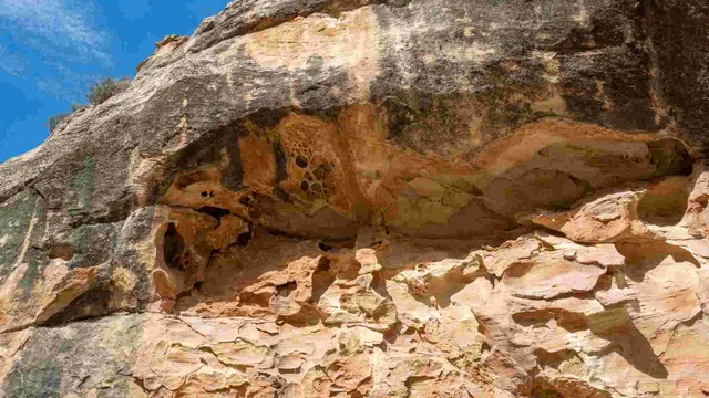 A rocky outcrop at Dinosaur National Monument in an illustrative archive photograph