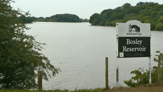 An archive view of Bosley Reservoir in England