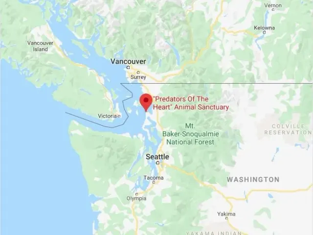 Map showing Fidalgo Island in Washington