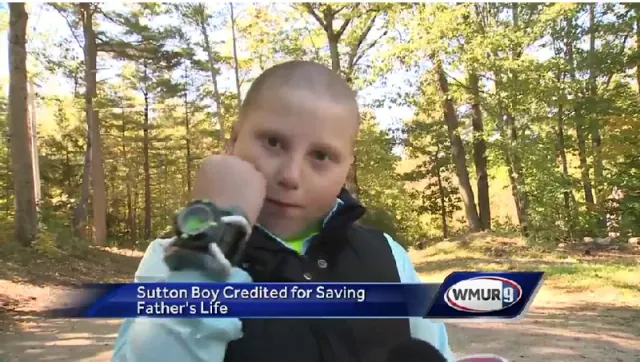 Landin in a television interview